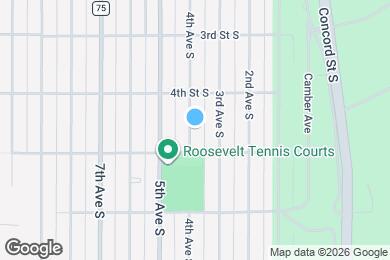 Map image of the property - 437 4th Ave S