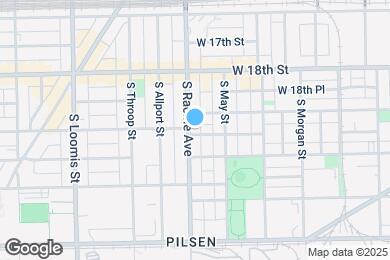 Map image of the property - 1917 S Racine Ave