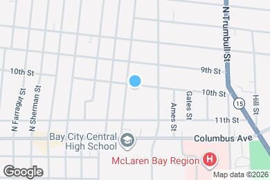 Map image of the property - 1708 10th St