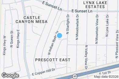 Map image of the property - 2930 N Superstition Ln