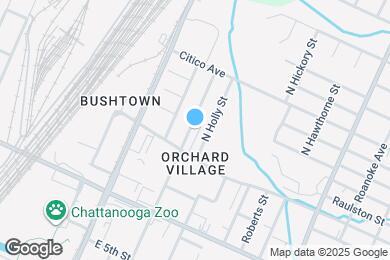 Map image of the property - 614 N Highland Park Ave