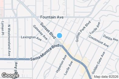 Map image of the property - 4033 Sunset Blvd