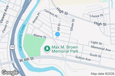 Map image of the property - 1668 Memorial Ave