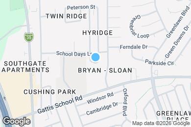 Map image of the property - 1417 Hyridge Cir
