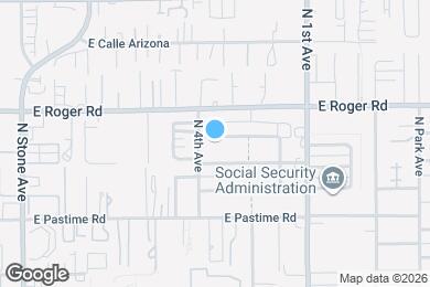 Map image of the property - 418 E McMillan Dr