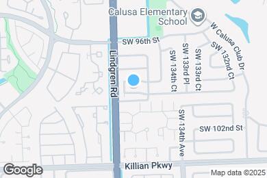 Map image of the property - 13625 SW 99th Ter