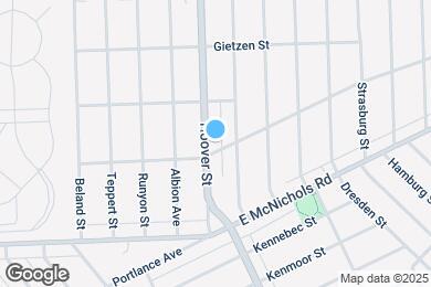 Map image of the property - 17314 Hoover St