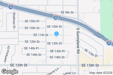 Map image of the property - 4012 SE 11th St