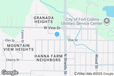 Map image of the property - 1128 Elm St