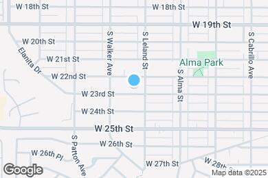 Map image of the property - 1126 W 23rd St