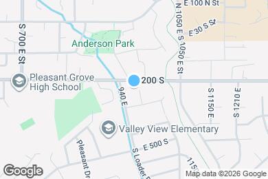 Map image of the property - 254 S. 1000 E. Unit B