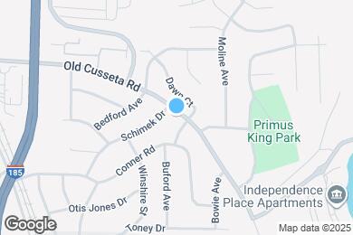 Map image of the property - 4614 Old Cusseta Rd