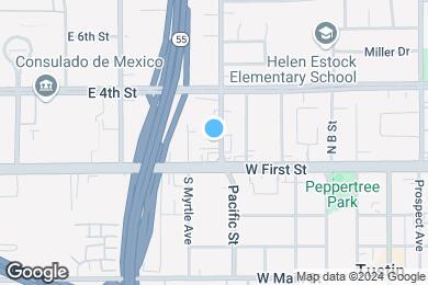 Map image of the property - 132 Rancho Yorba Apartments