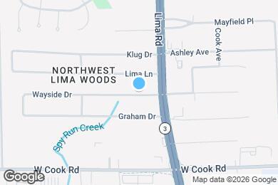 Map image of the property - 1802 Wayside Dr