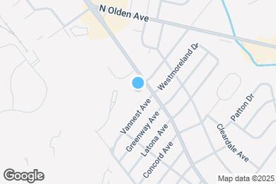 Map image of the property - 695 Parkway Ave