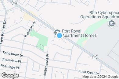 Map image of the property - Port Royal Apartment Homes