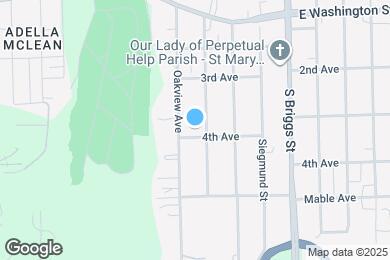 Map image of the property - 329 White Ave