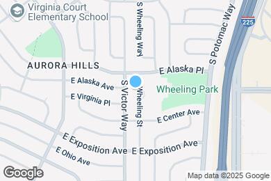 Map image of the property - 481 S Wheeling St