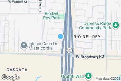 Map image of the property - 6206 W Wood St