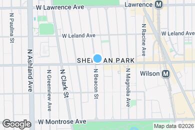 Map image of the property - 1329 W Wilson Ave