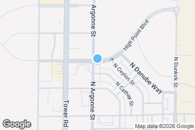 Map image of the property - 6698 N Argonne St