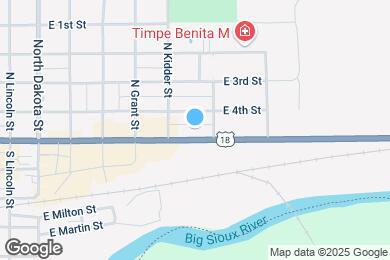 Map image of the property - 812 E 5th St