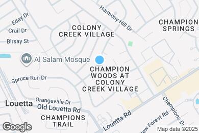 Map image of the property - 9327 Bayou Bluff Dr