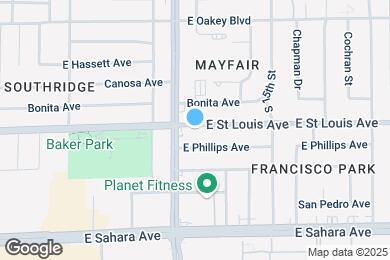 Map image of the property - 1210 E Saint Louis Ave