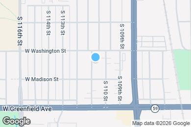 Map image of the property - 1134 S 111th St