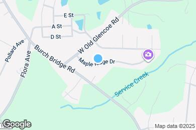 Map image of the property - 1220 Maple Ridge Dr