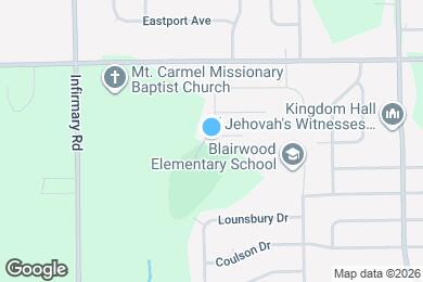Map image of the property - 1142 Normdave Dr