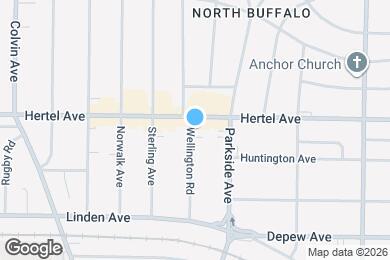 Map image of the property - 105 Wellington Rd