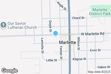 Map image of the property - 6525 Marlette Rd