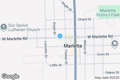 Map image of the property - 6525 W Marlette Rd