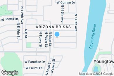 Map image of the property - 11621 W Bloomfield Rd
