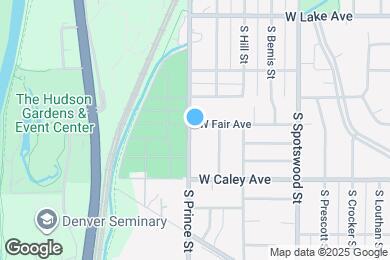 Map image of the property - 6204 S Prince St