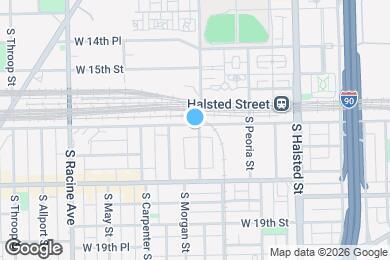 Map image of the property - 1001 W 16th St
