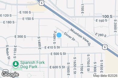Map image of the property - 326 S 1530 E