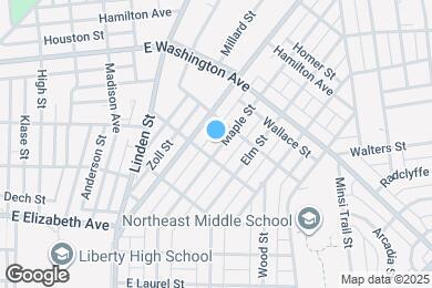 Map image of the property - 1513 Maple St