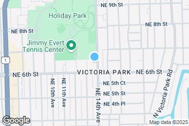 Map image of the property - 619 NE 14th Ave