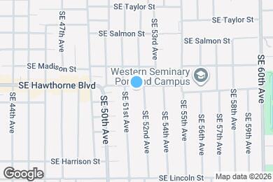 Map image of the property - 5134 SE Hawthorne Blvd