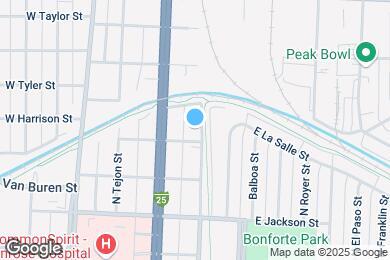 Map image of the property - 228 E Harrison St
