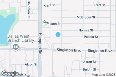 Map image of the property - 2010 Pueblo St