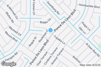 Map image of the property - 3587 Ponce De Leon Blvd