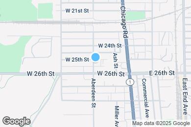 Map image of the property - 56 W 25th St