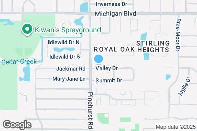 Map image of the property - 1926 Valley Dr