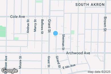 Map image of the property - 1266 Girard St