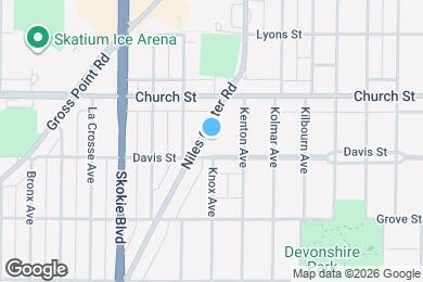 Map image of the property - 9121 Niles Center Rd