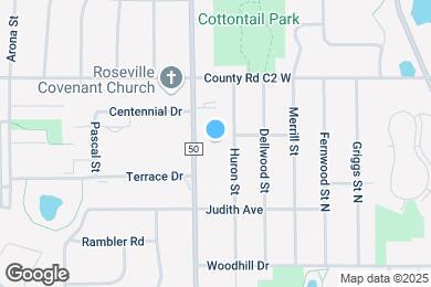 Map image of the property - 2800 Hamline Ave N