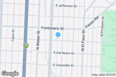 Map image of the property - 416 E Espanola St